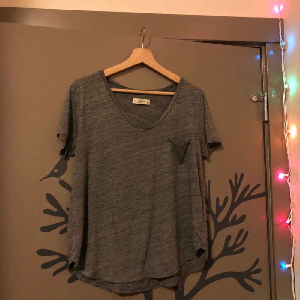 Abercrombie and Fitch V-neck Pocket Shirt